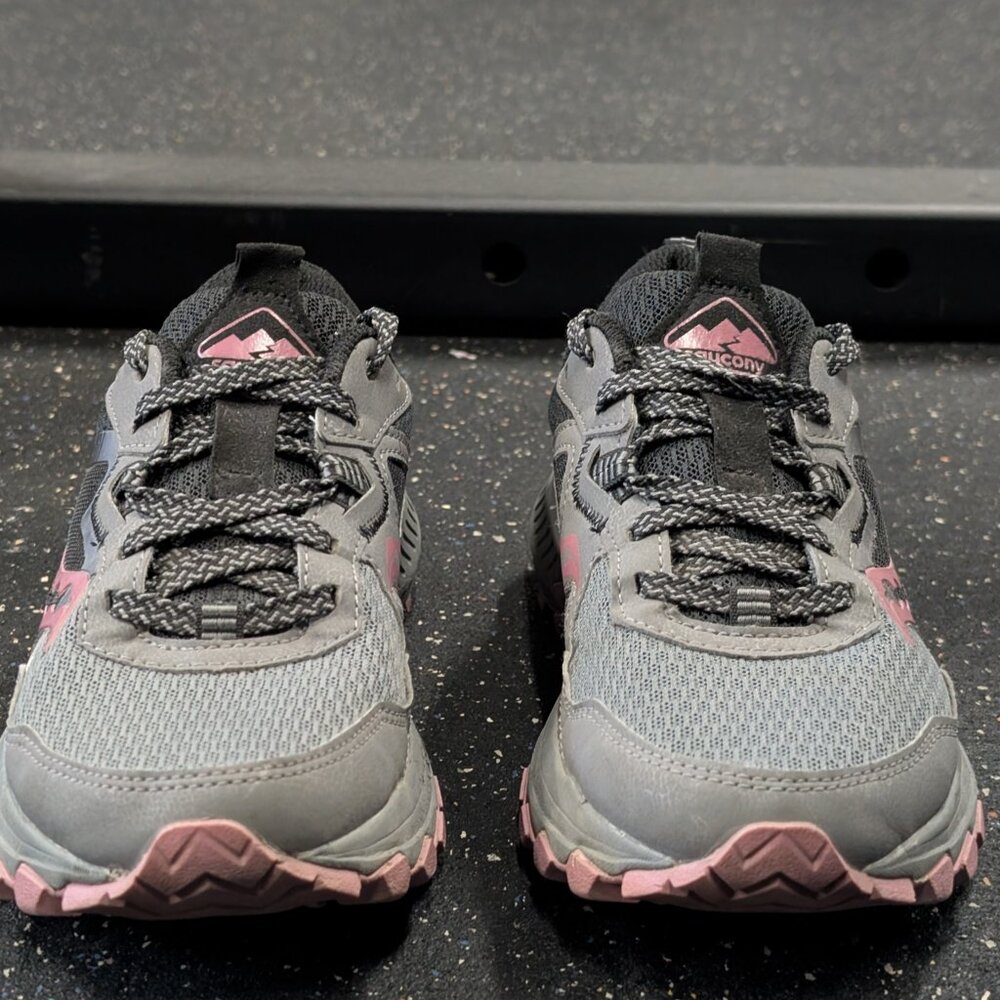 Saucony Excursion TR16 Trail Hiking Shoes - Women's Size 6 Grey Pink - Picture 4 of 9